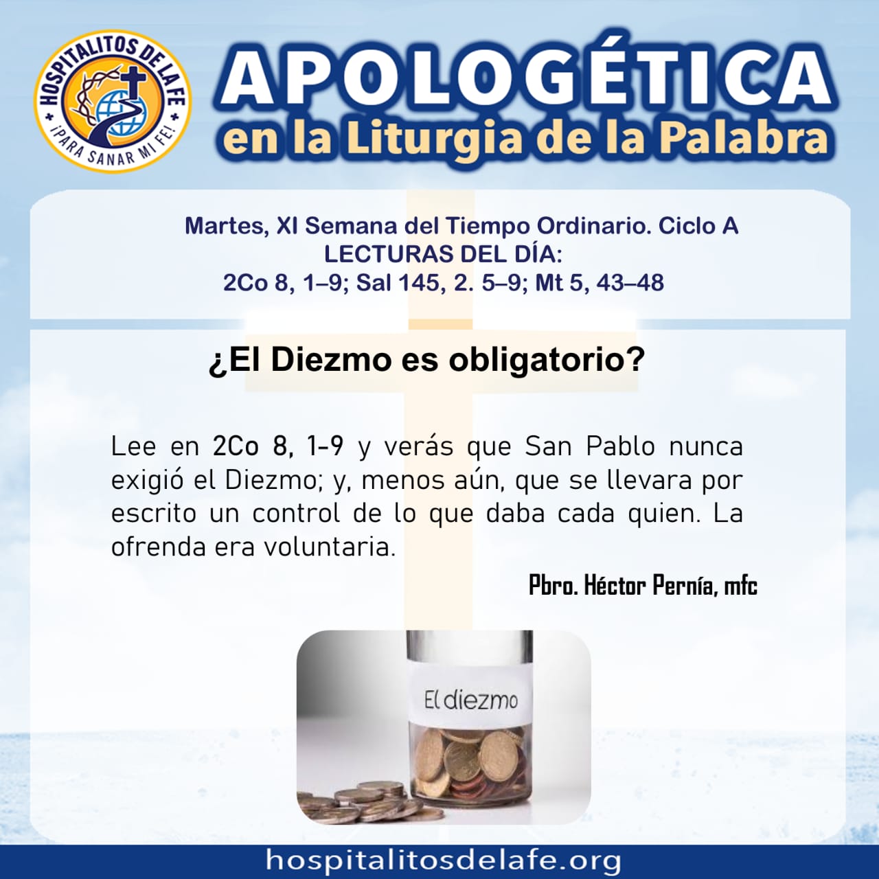 ¿El Diezmo es Obligatorio? (Parte I) – Hospitalitos de la Fe