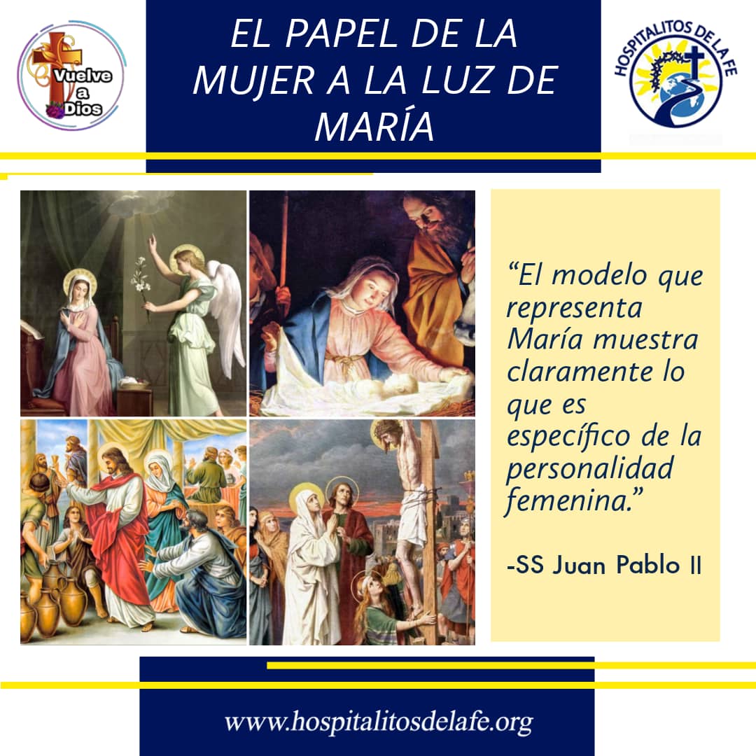 El papel de la mujer a la luz de María. – Hospitalitos de la Fe